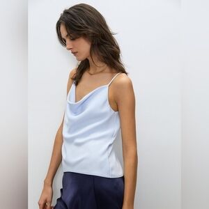 Aritzia Babaton Cowlneck Camisole Drape Size S